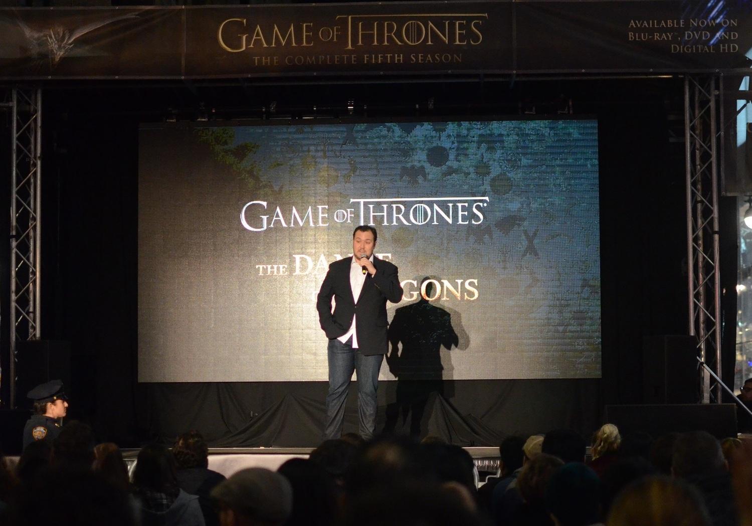 Game of Thrones writer Dave Hill. Photo: Jefferson Carberry