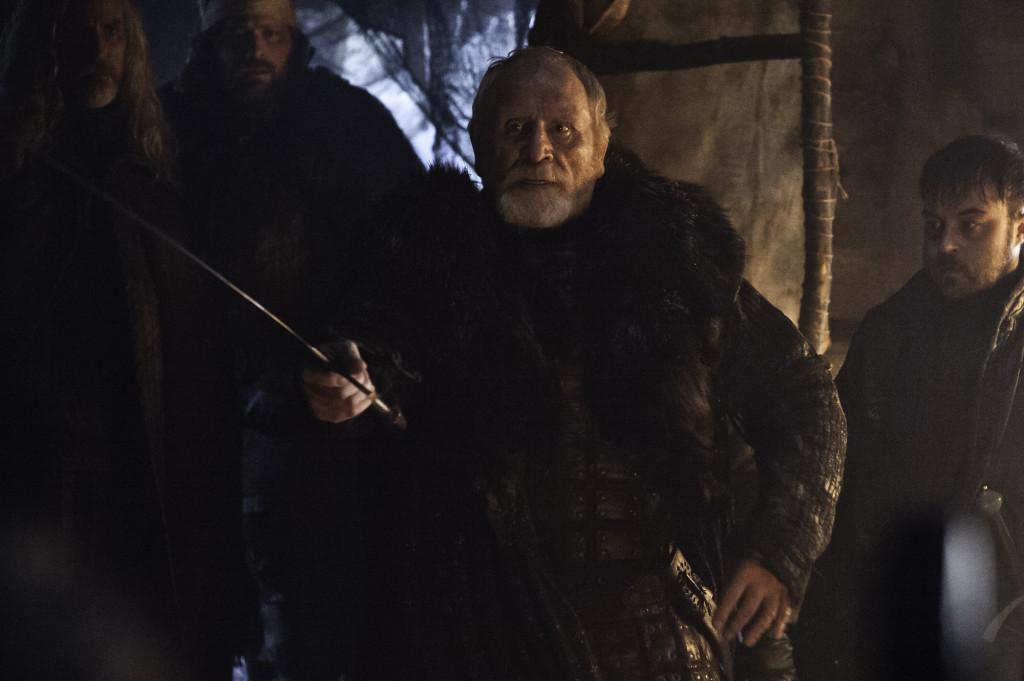 Lord Mormont before he dies
