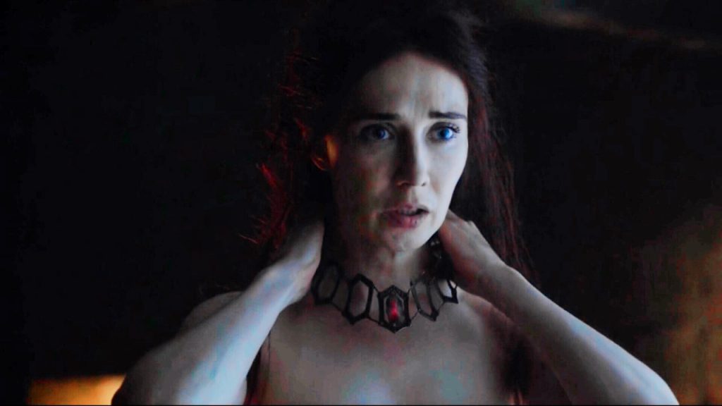 Melisandre exposes herself in "The Red Woman"