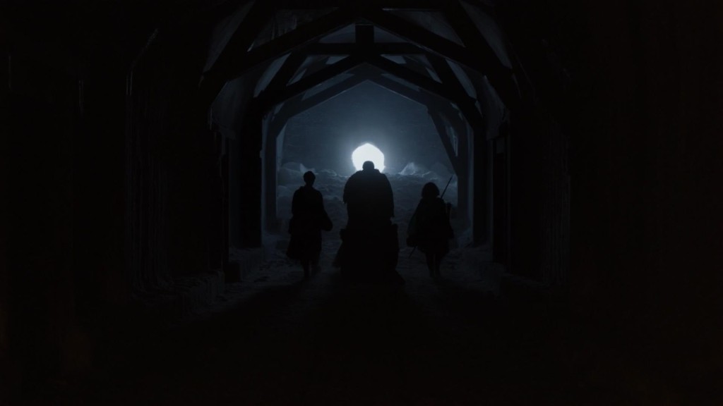 The Night Fort's secret entrance in "Mhysa"