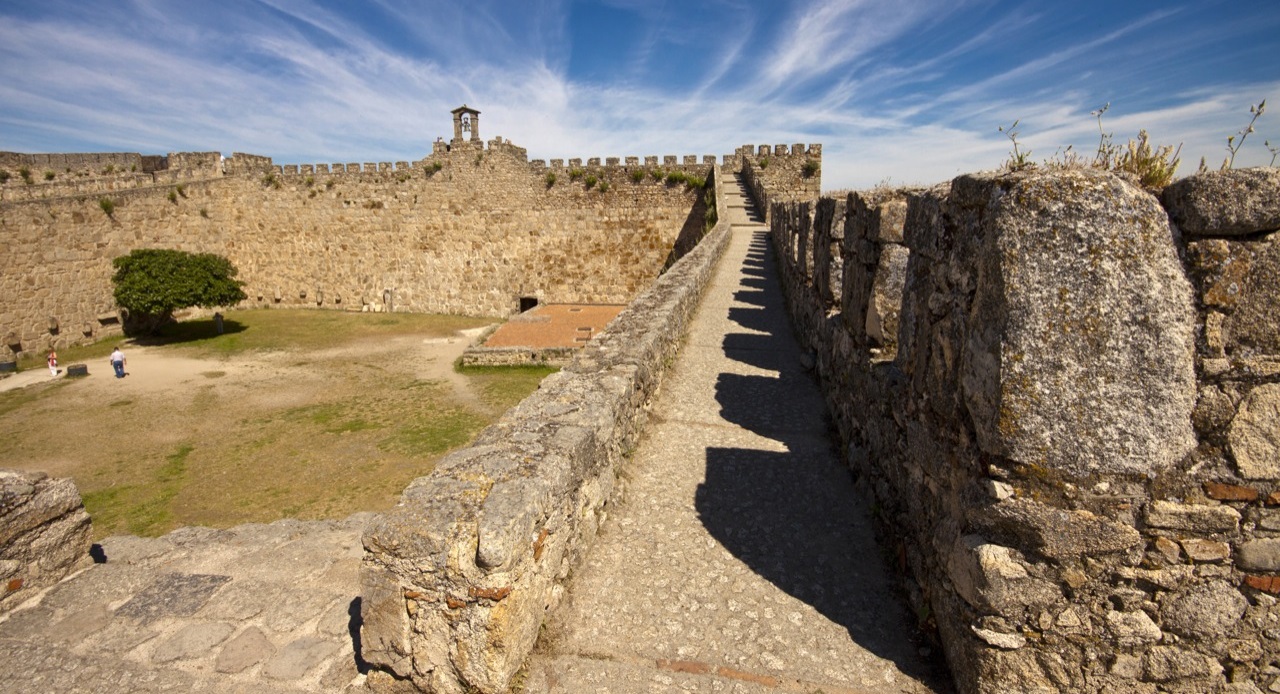 Courtyard at the Castillo de Trujillo, Cáceres