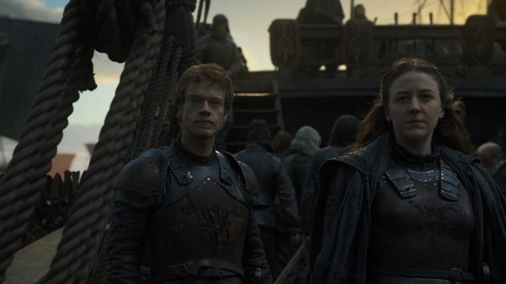 Yara and Theon Greyjoy in the Winds of Winter Game of Thrones