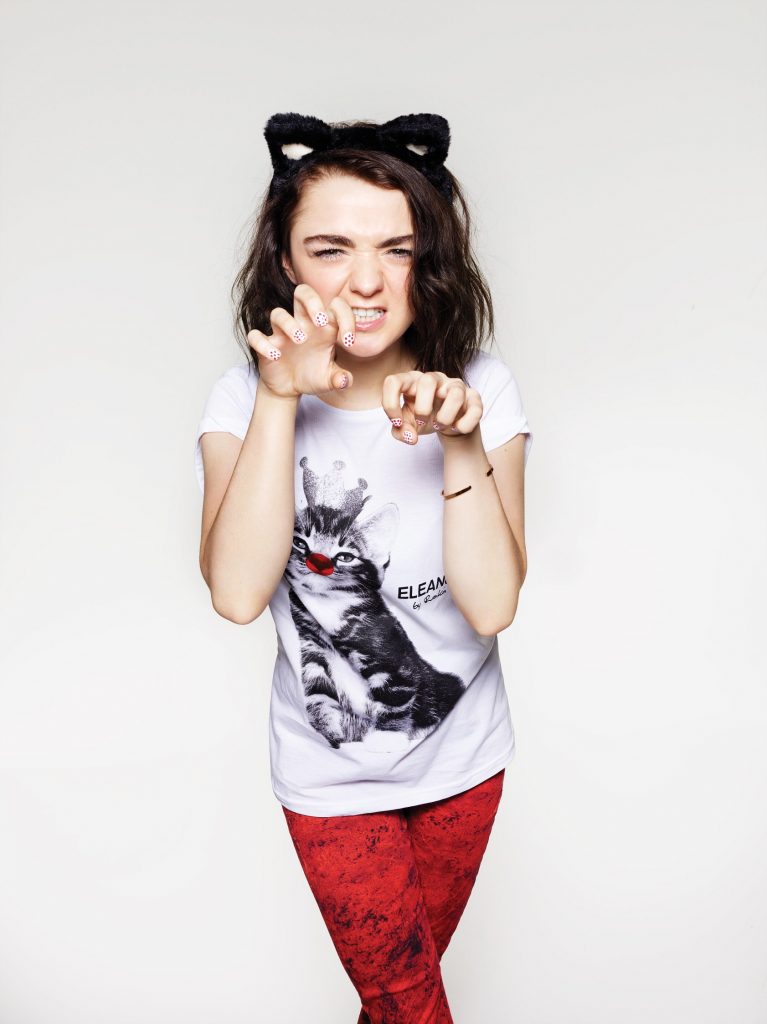 Maisie Williams Red Nose Day 2