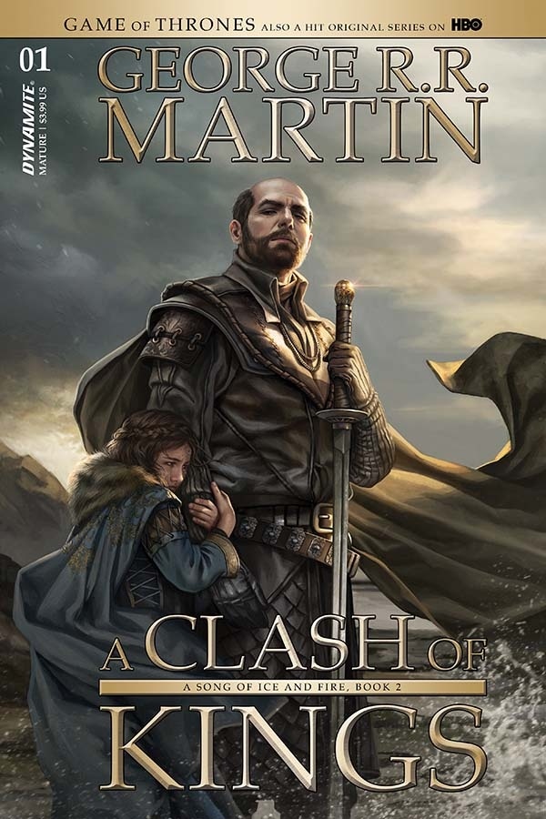 Stannis and Shireen A Clash of Kings comic artwork