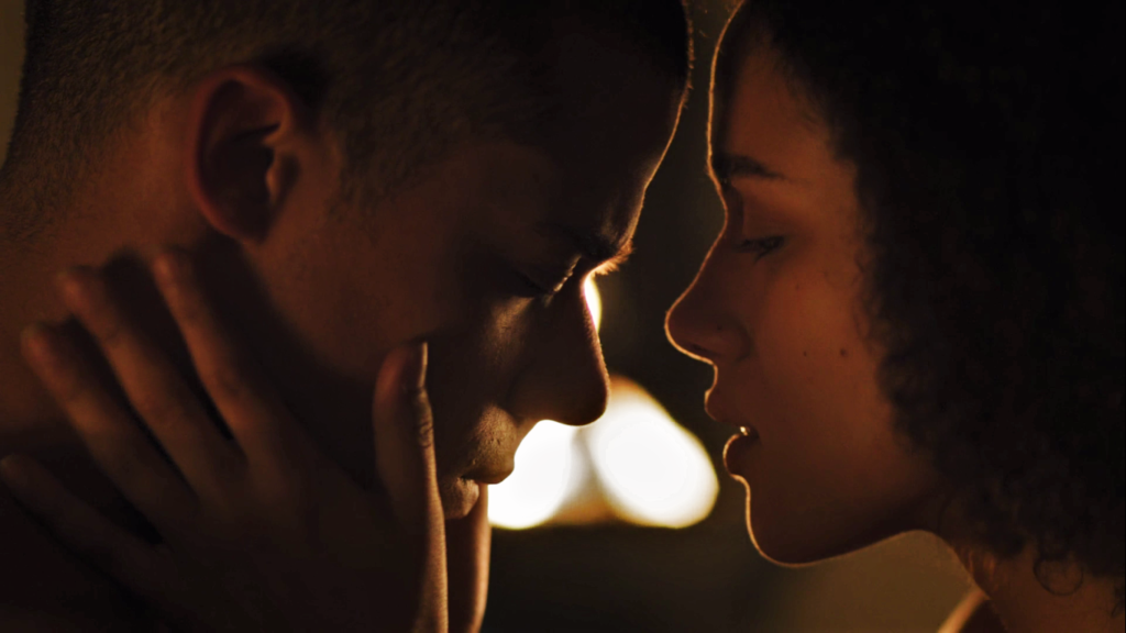 Jacob Anderson as Grey Worm and Nathalie Emmanuel as Missandei. Photo: HBO