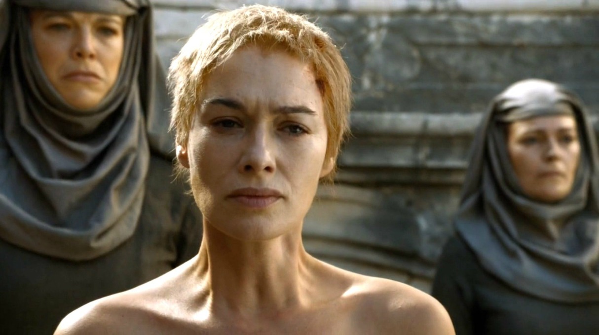 Cersei Lannister Walk of Shame on Game of Thrones
