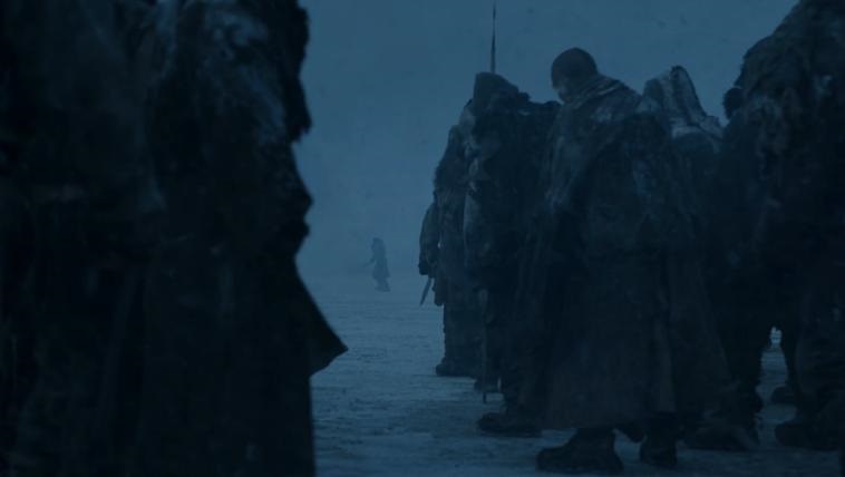 Jon and wights Beyond the Wall