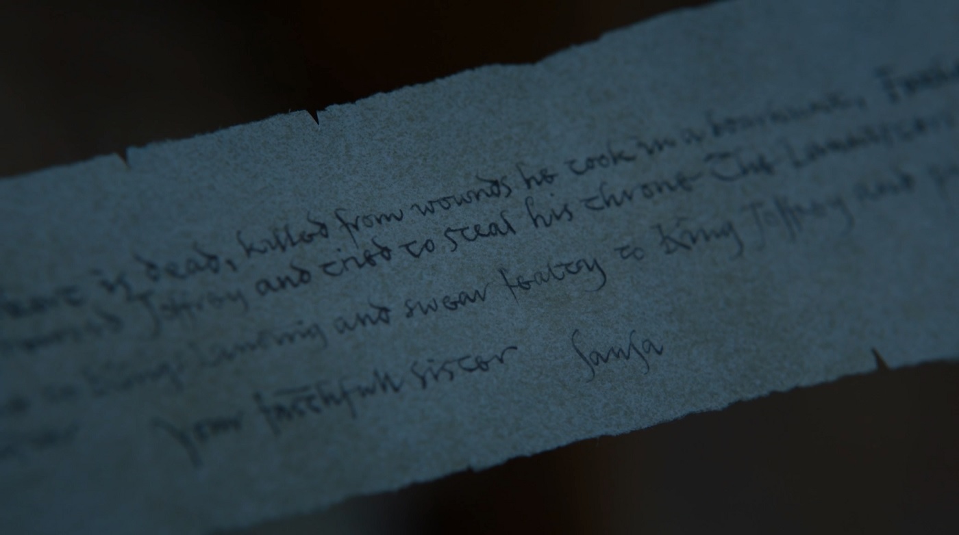 Sansa Letter