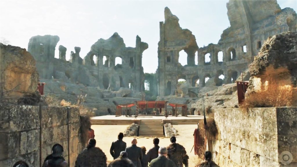 King's Landing Dragonpit Theon Jon Varys Tyrion Podrick Qhono Davos Season 7 707
