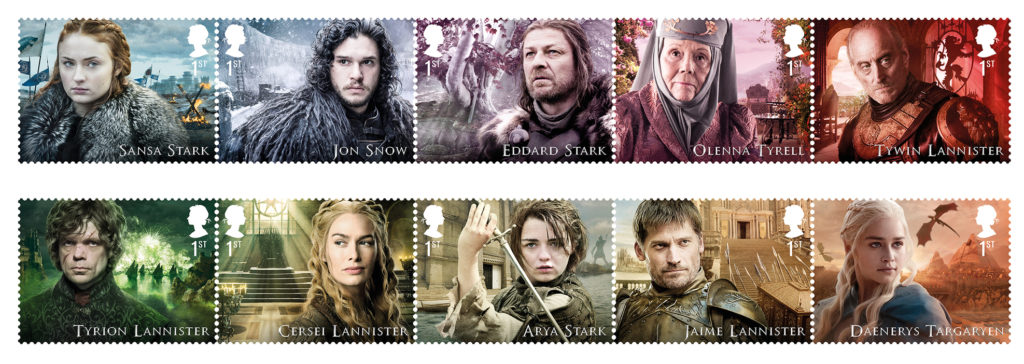 Royal Mail Stamps Characters