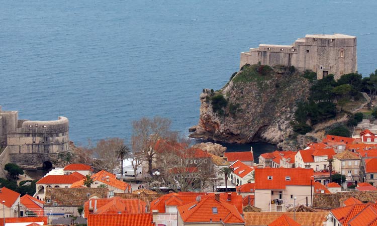 The crew HW, between the Bokar and Lovrijenac Fortresses, near the harbor. / Photo: The Dubrovnik Times