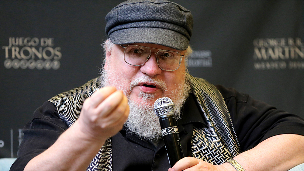 Mandatory Credit: Photo by Jose Mendez/Epa/REX/Shutterstock (8462326b) Us Writer George R R Martin Attends a Press Conference During the 30th Edition of the Guadalajara International Book Fair (fil) in Guadalajara Mexico 02 December 2016 Mexico Guadalajara Mexico Literature - Dec 2016 US writer George R.R. Martin attends a press conference during the 30th edition of the Guadalajara International Book Fair (FIL), in Guadalajara, Mexico, 02 December 2016.
