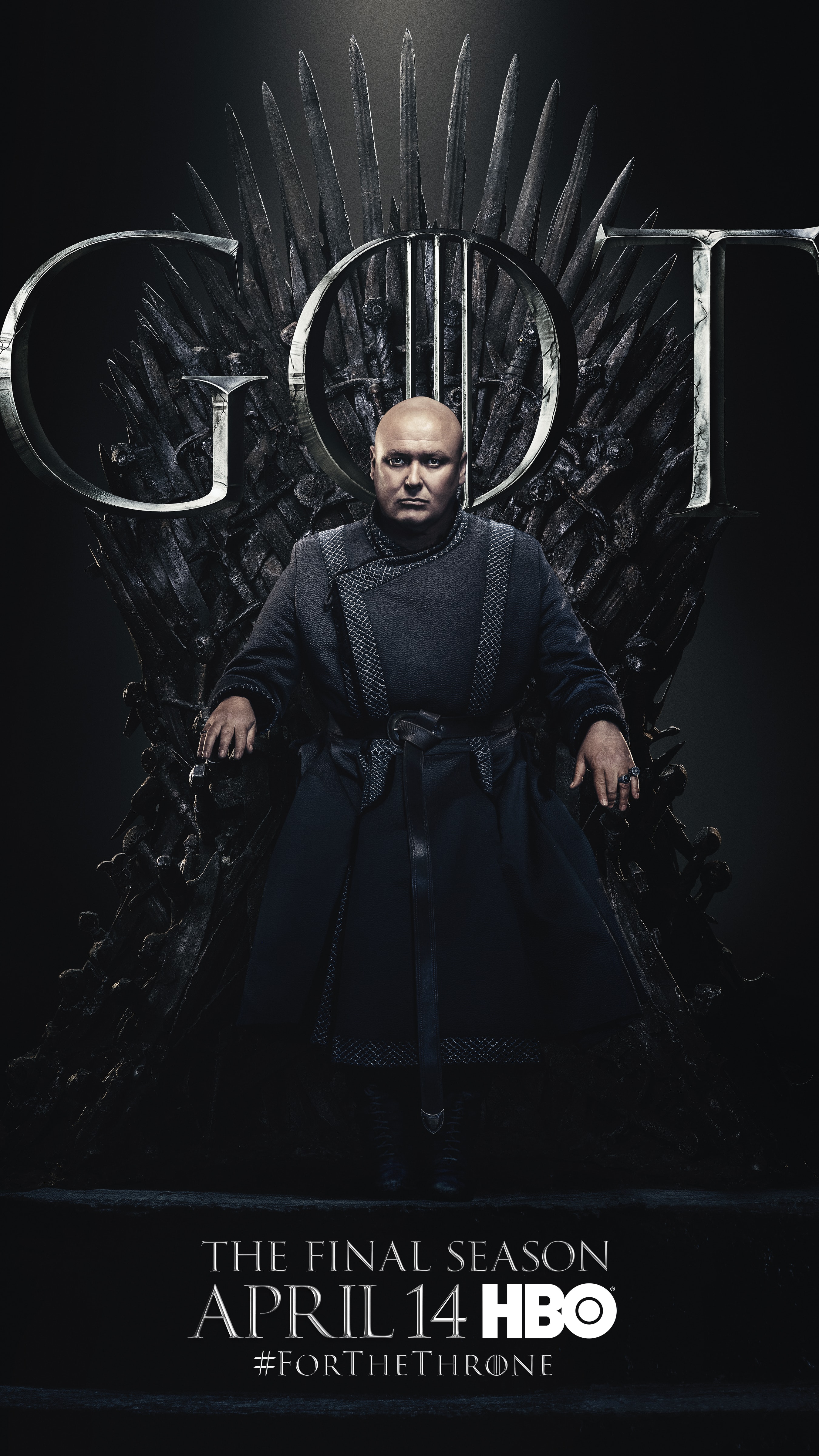 18. Varys GOT Season 8 For The Throne Character Poster-min