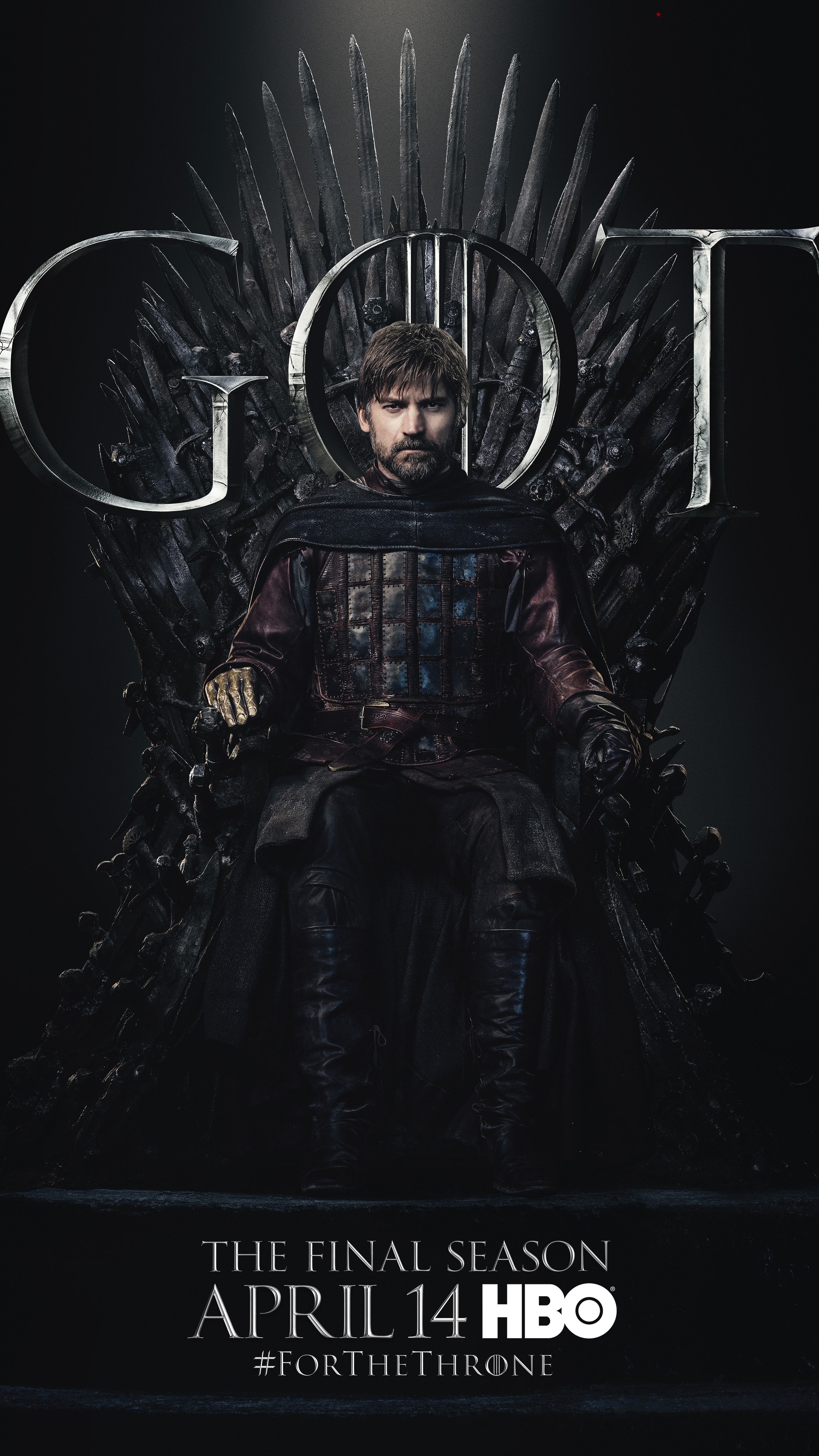 4. Jaime Lannister GOT Season 8 For The Throne Character Poster-min