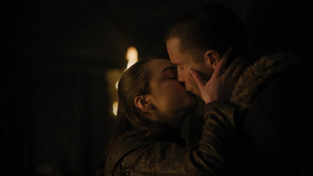Gendry Arya kiss