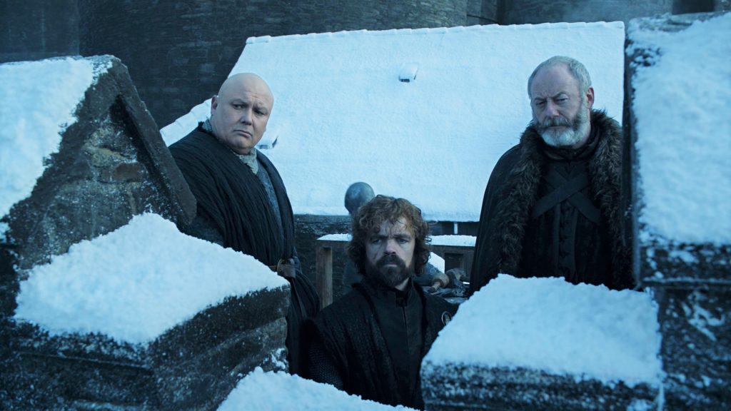 Varys Tyrion Lannister Davos Seaworth Season 8 801