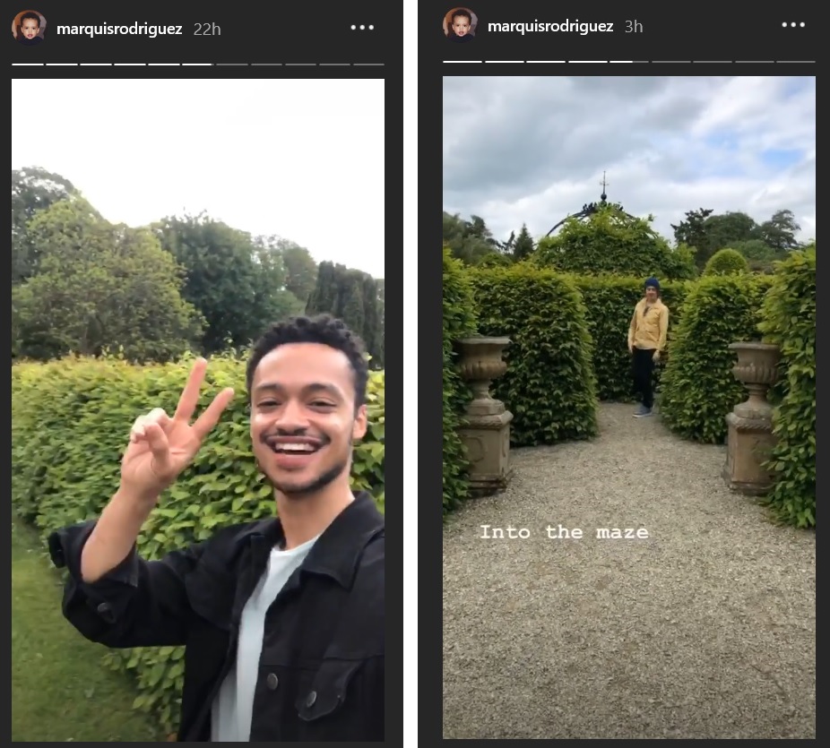 Marquis Rodriguez and Alex Sharp Instagram stories