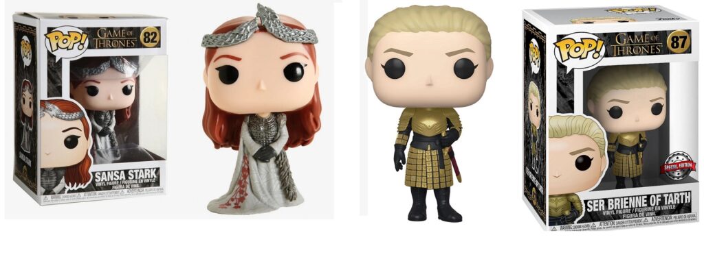 Sansa Queen in the North Brienne Kingsguard Funko