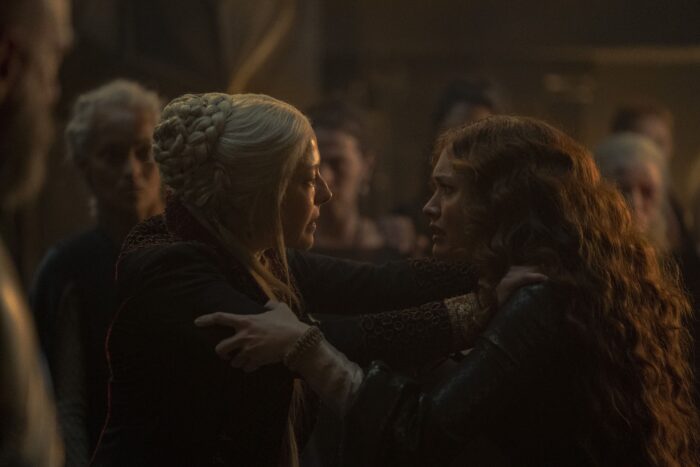 Rhaenyra Targaryen (Emma D'Arcy), Alicent Hightower (Olivia Cooke), High Tide