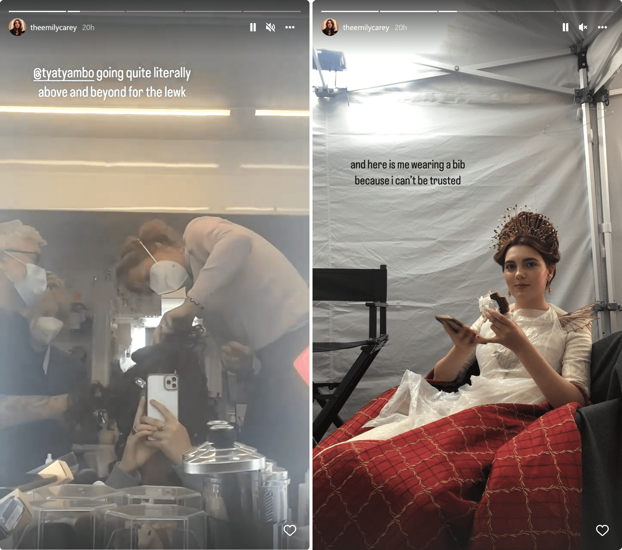 Alicent Wedding Day Deleted Scene Dress Emily Carey Instagram Stories