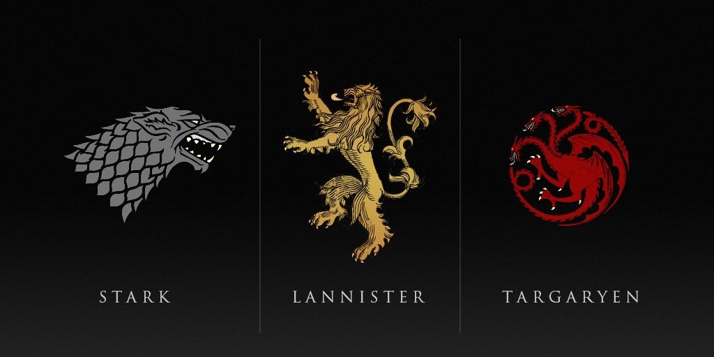 Game of Thrones House Banner Flag Wall Hanging Drape Stark Targaryen Lannister 