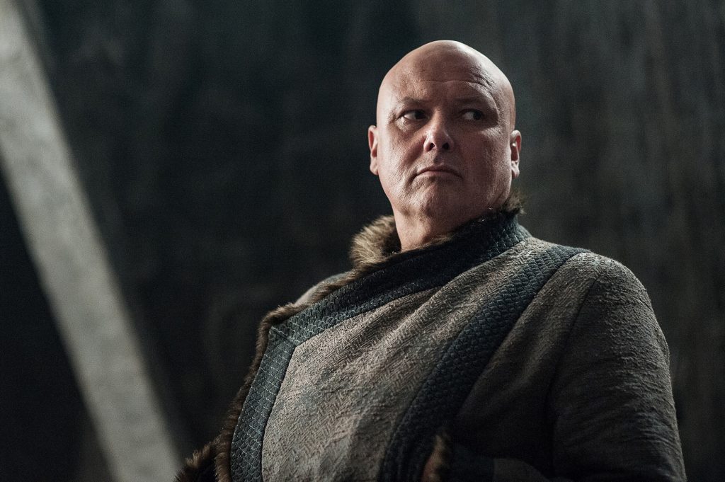 Varys (Conleth Hill) in his new winter clothes / Photo: Helen Sloan/HBO
