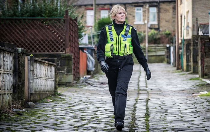 Happy Valley, with Sarah Lancashire as Catherine Cawood 