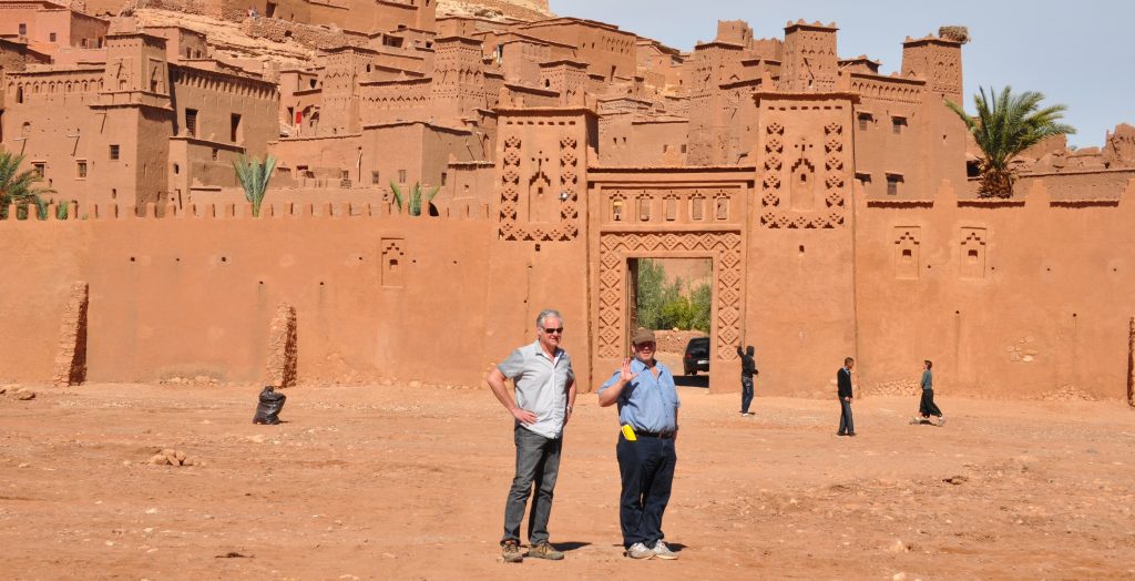 Rob McLachlan and director David Nutter scouting Morocco. (Photo: Rob McLachlan)