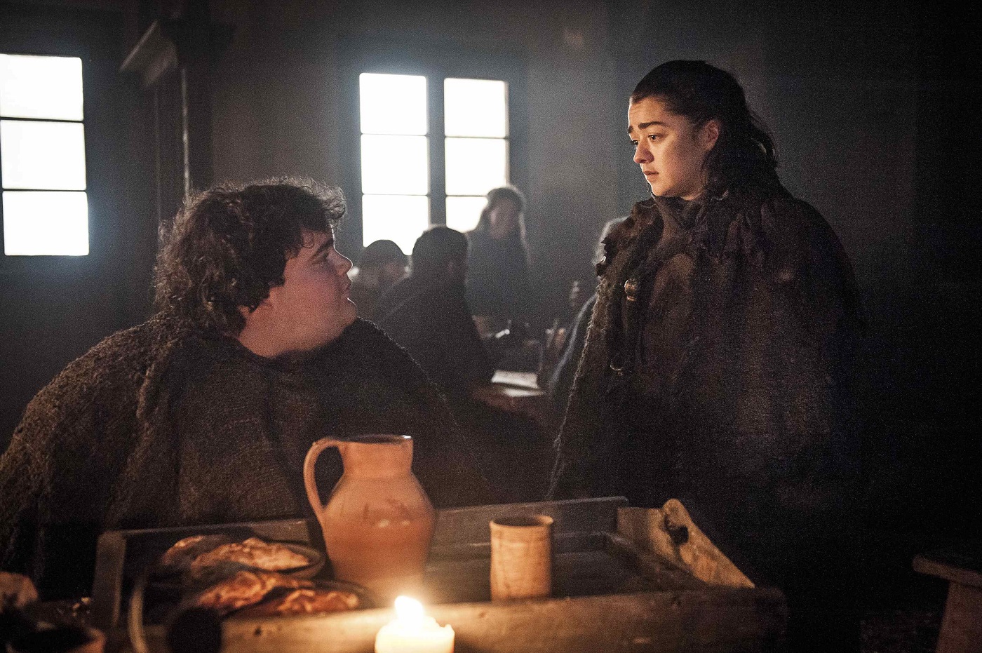 Arya and Hot Pie Game of Thrones