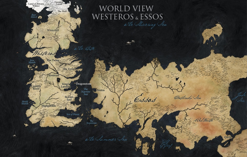 Westeros Essos map