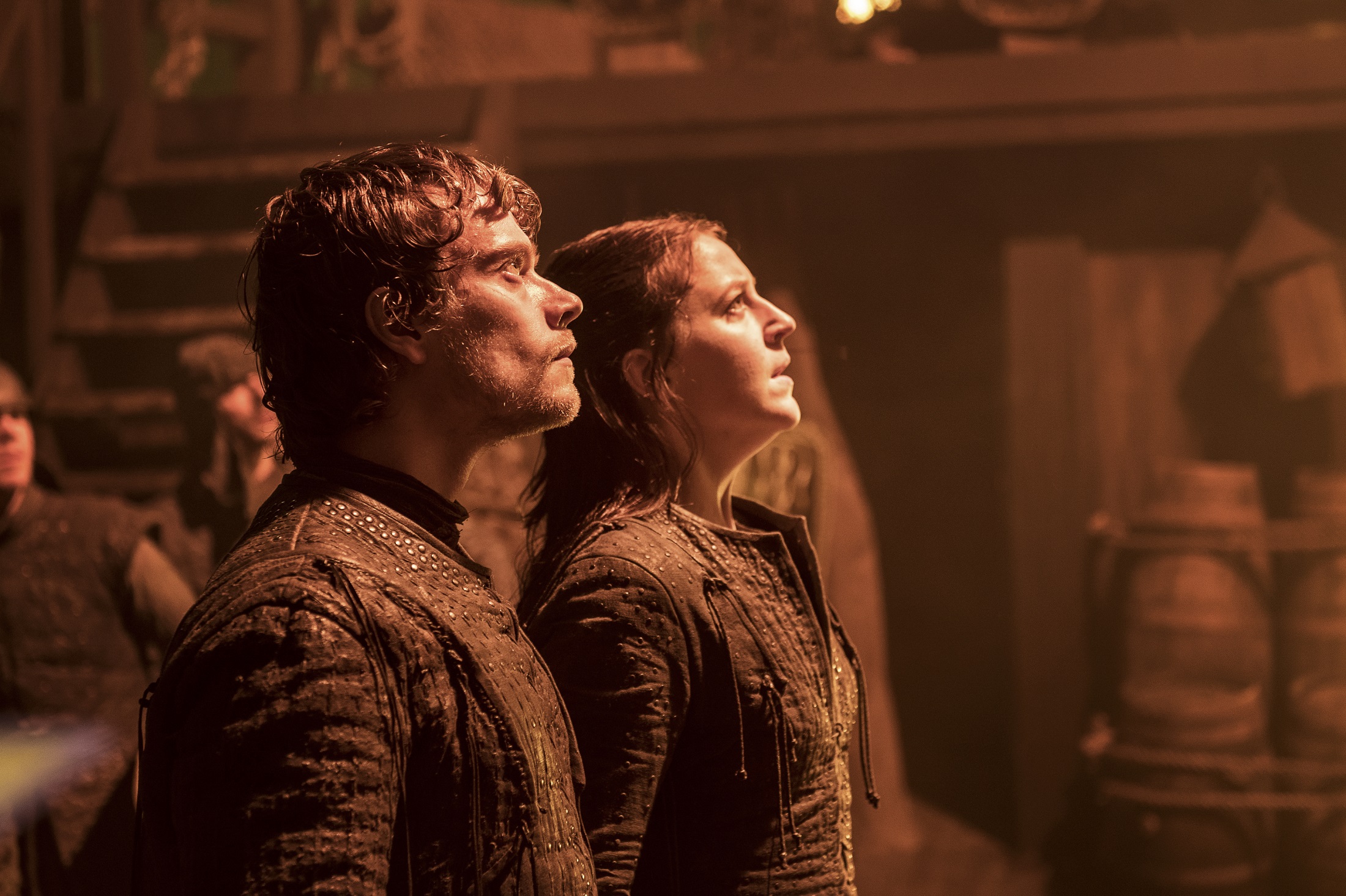 Theon and Yara admiring this week's ratings