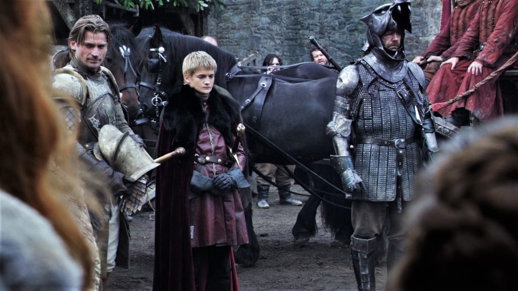 1x01 Jaime in Winterfell Joffrey Sandor