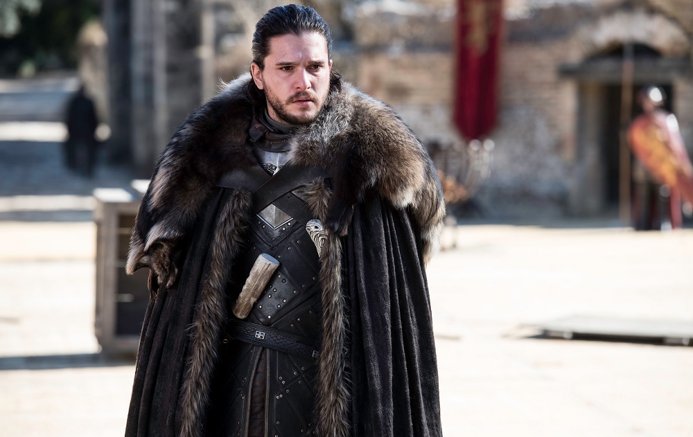 Jon Snow hosts a parley at the Dragonpit in "The Dragon and the Wolf"