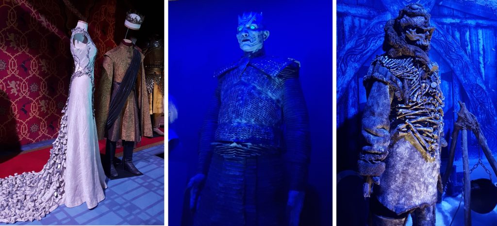 Margaery's wedding dress was even more beautiful in real life. And the Night King's scary!