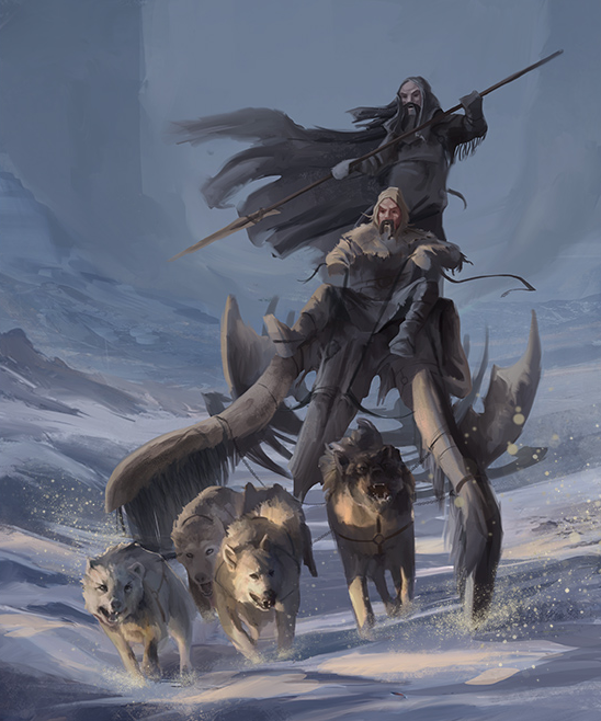 Art by Paolo Puggioni for the Game of Thrones RPG.