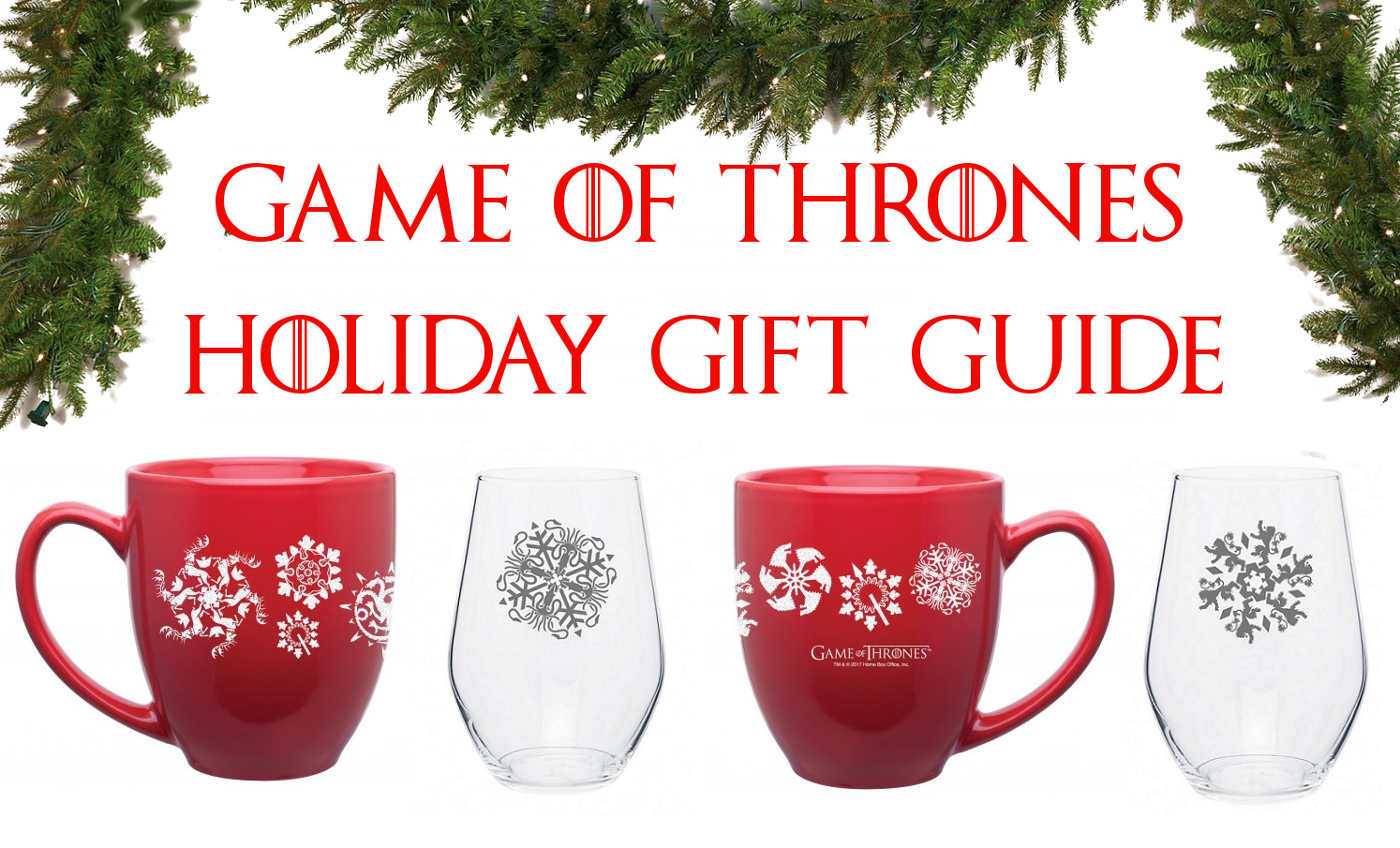 Game of Thrones Holiday Guide Banner