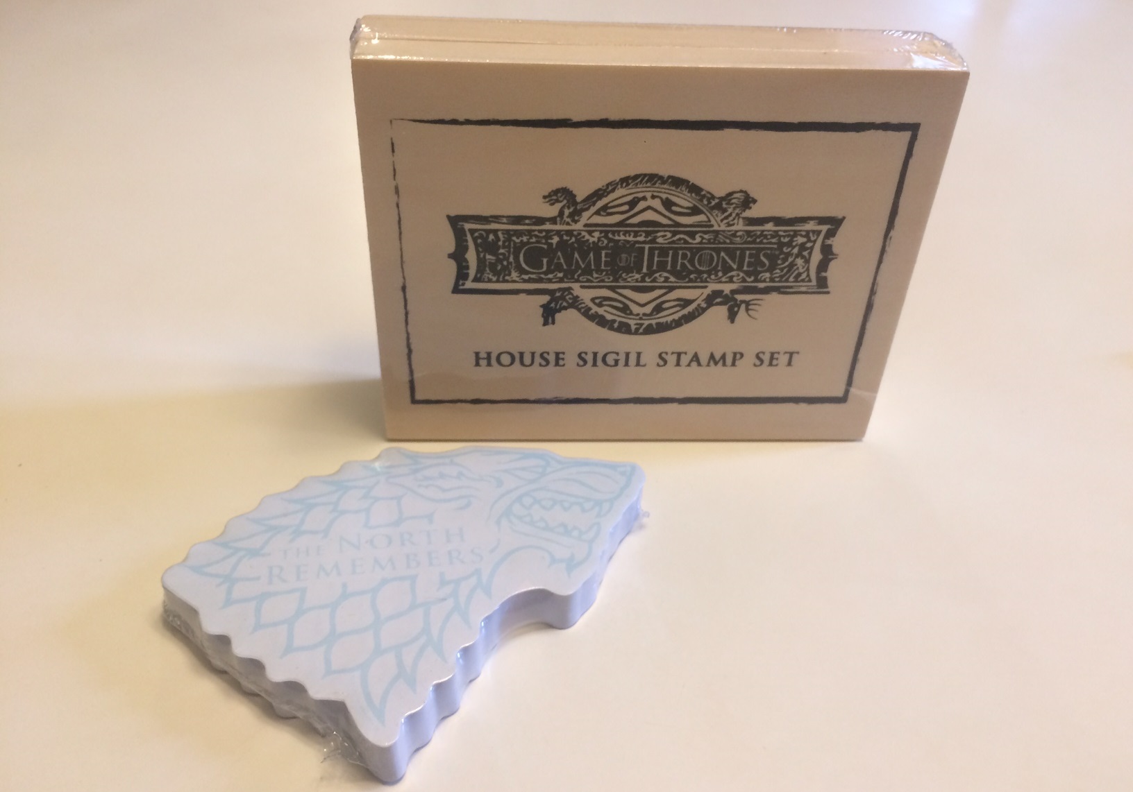 CultureFly Game of Thrones Stamp Kit and House Stark Notepad
