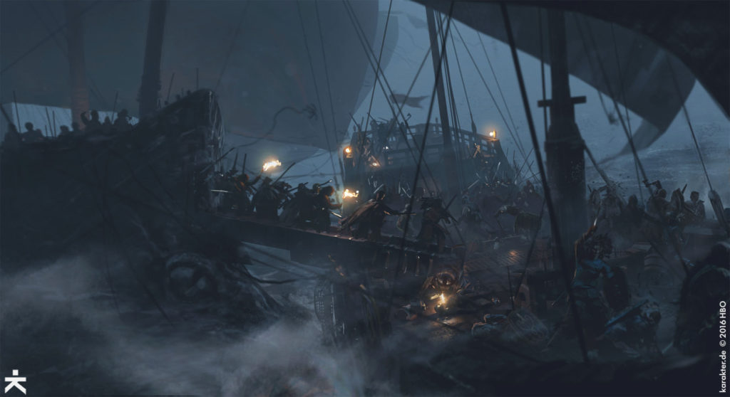 Karakter Concept Art Sea Battle