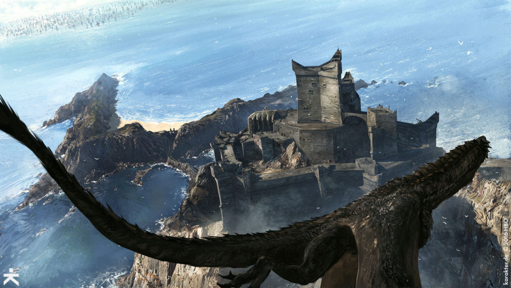 Karakter Concept Art Dragonstone Drogon