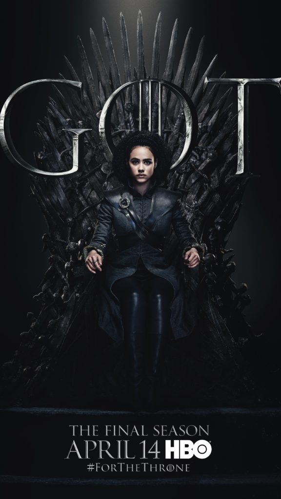 16. Missandei GOT Season 8 For The Throne Character Poster-min