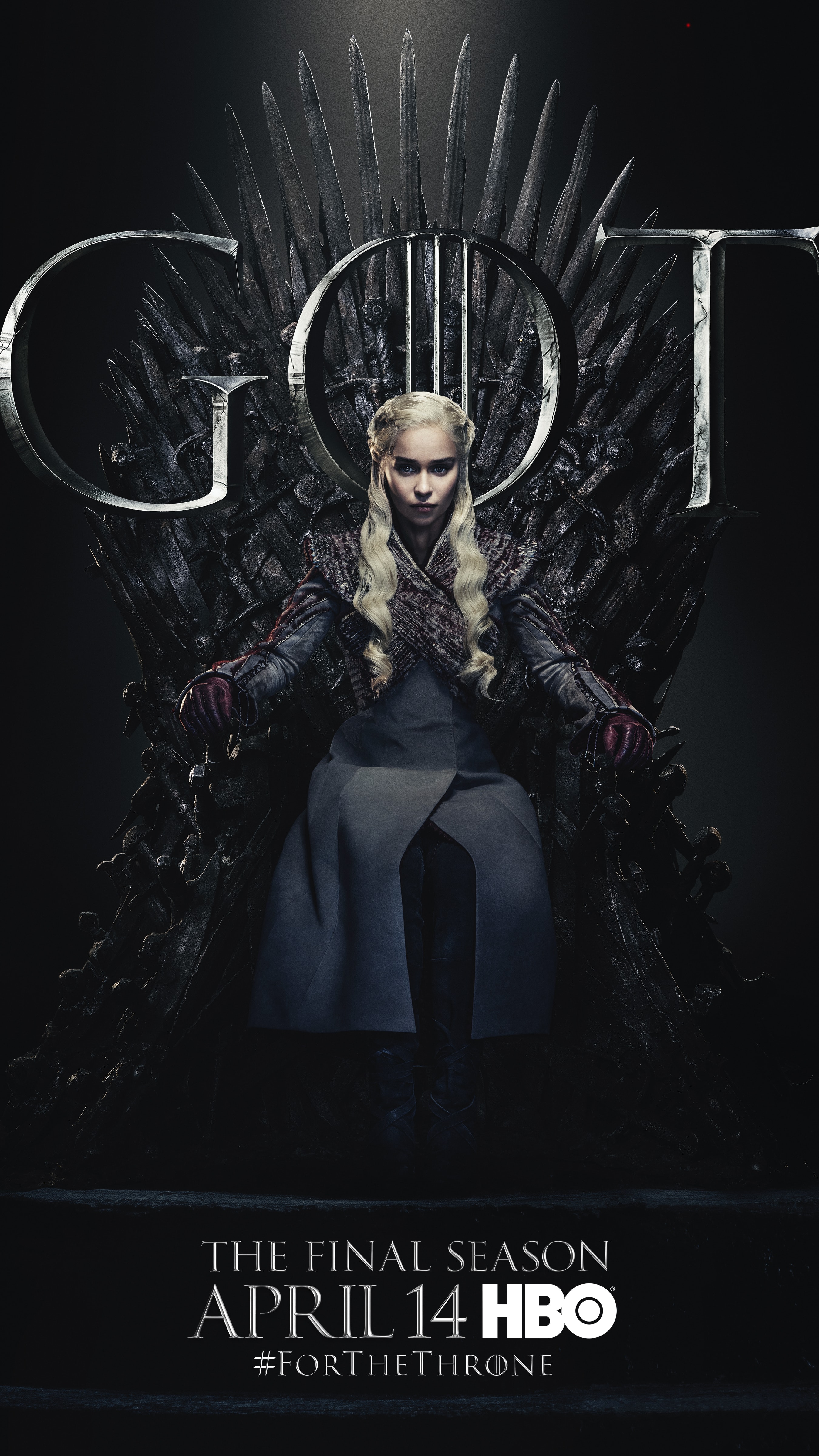 2. Daenerys Targaryen GOT Season 8 For The Throne Character Poster-min