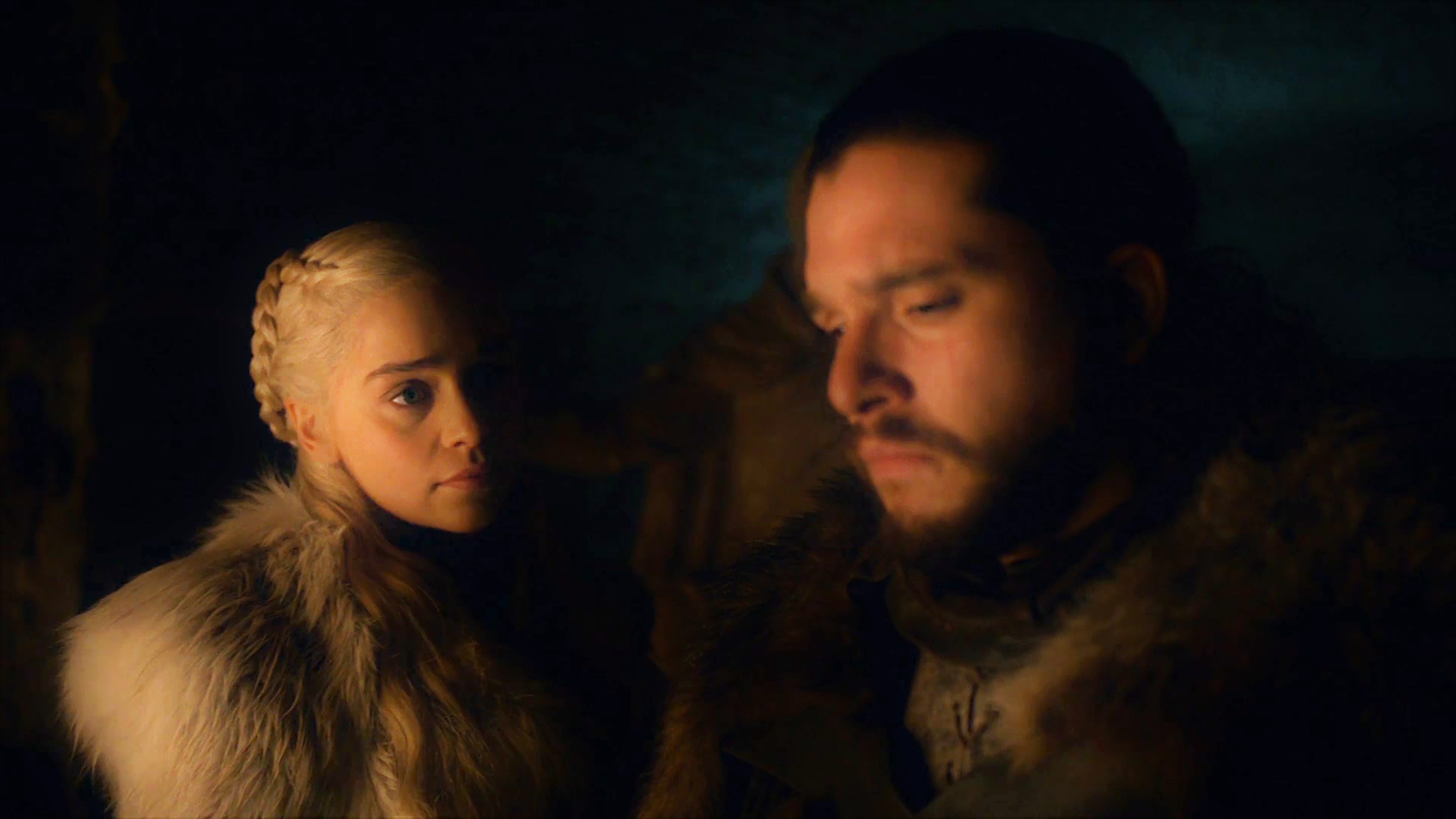 17. Season 8 Trailer Crypts Winterfell Daenerys Targaryen Jon Snow 2