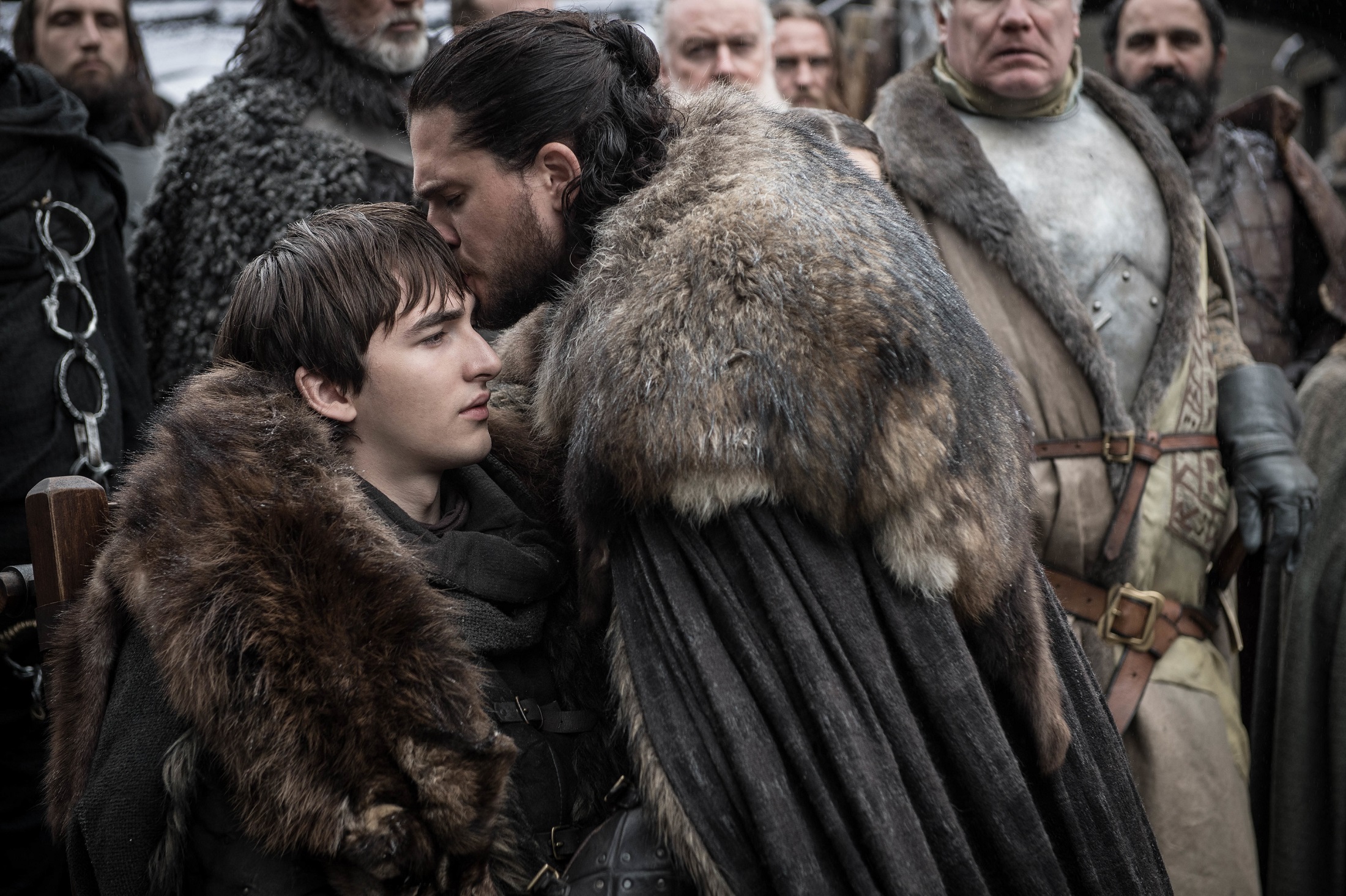 Bran Jon reunion Winterfell