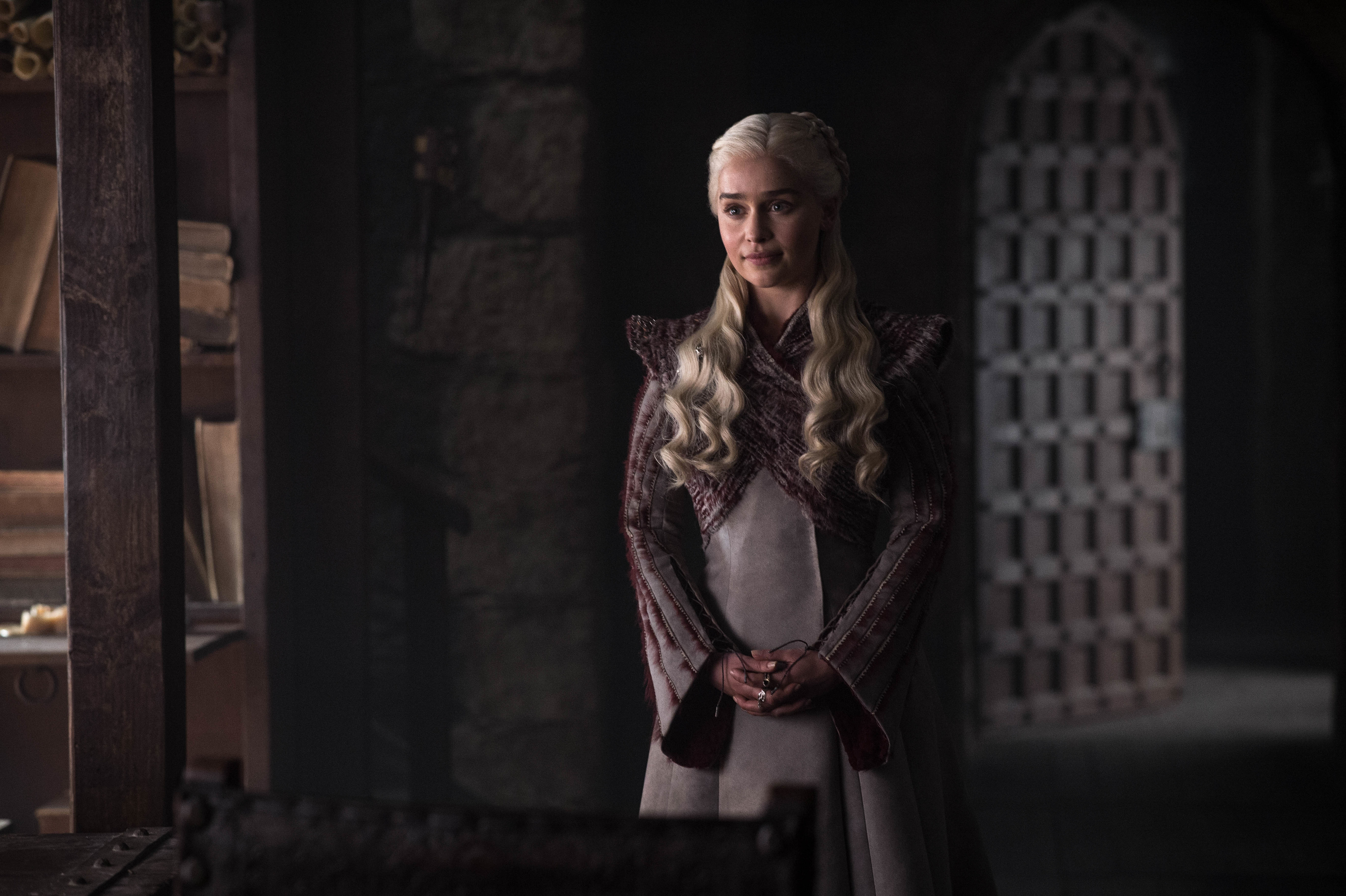 Emilia Clarke as Daenerys. Photo: Helen Sloan / HBO