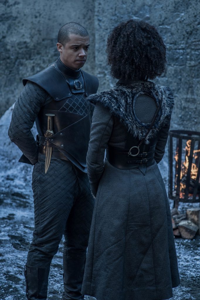 Missandei and Grey Worm Photo: Helen Sloan / HBO