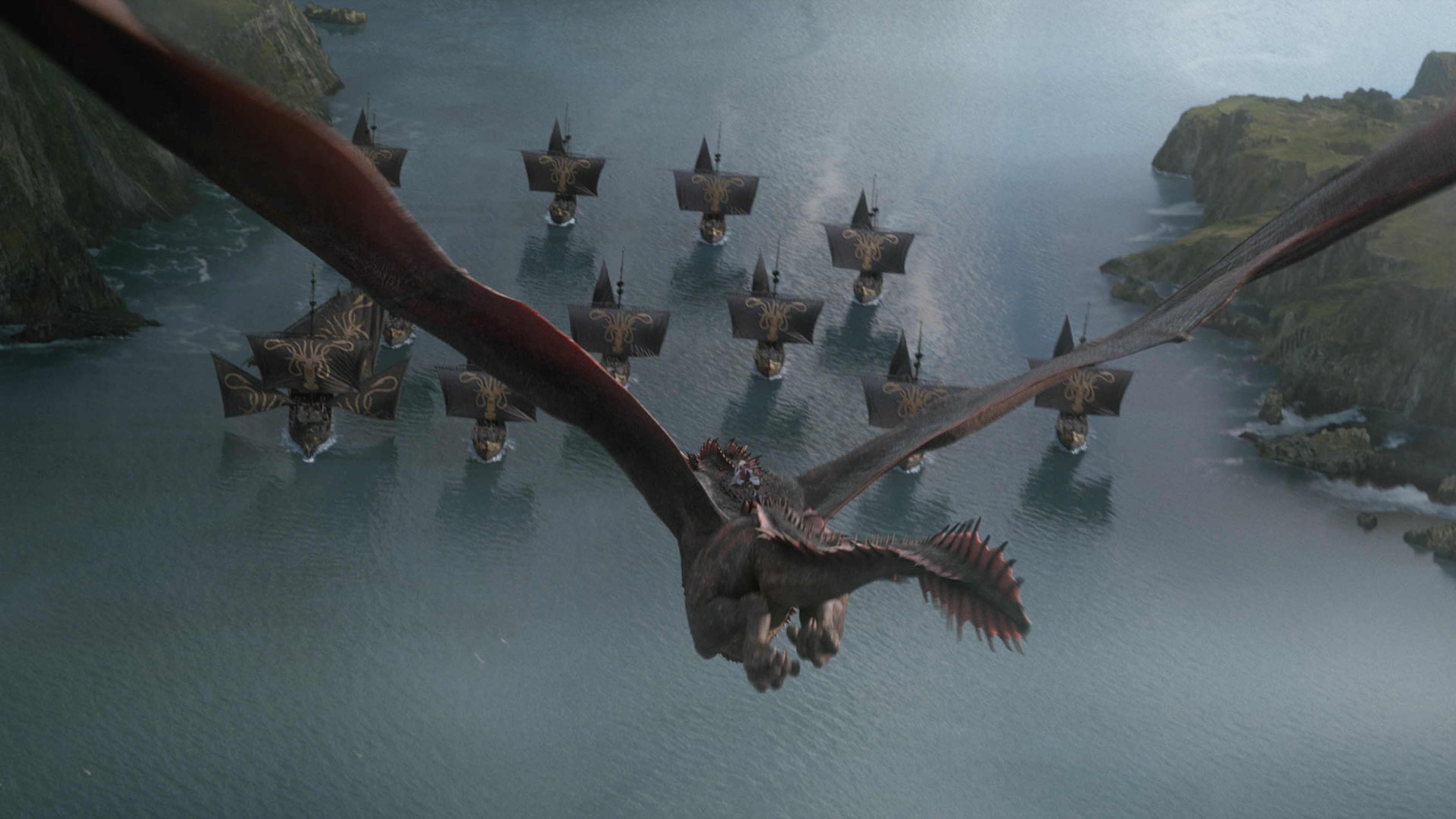 Drogon Daenerys Targaryen Euron Fleet Dragonstone Season 8 804