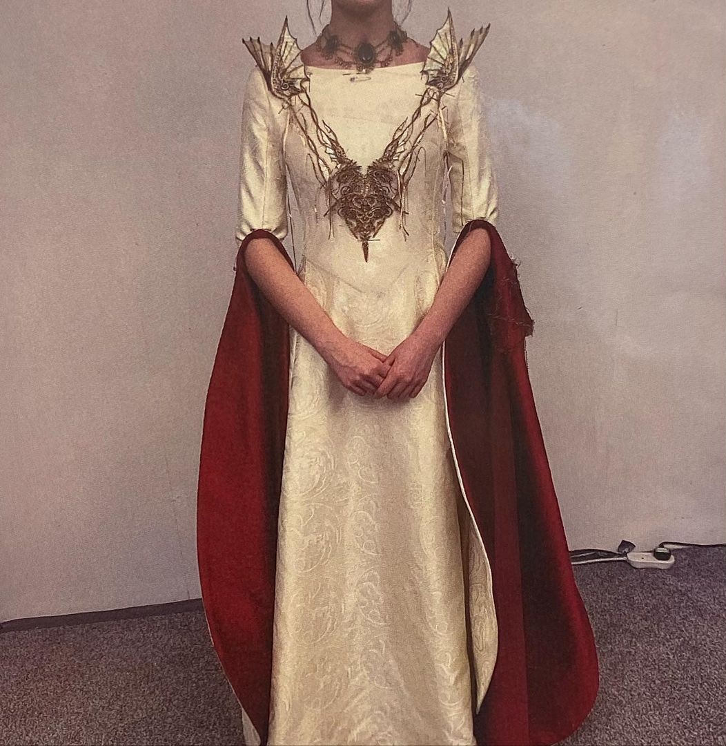 Alicent Wedding Day Deleted Scene Dress Emily Carey Dress Tania Cooper Instagram
